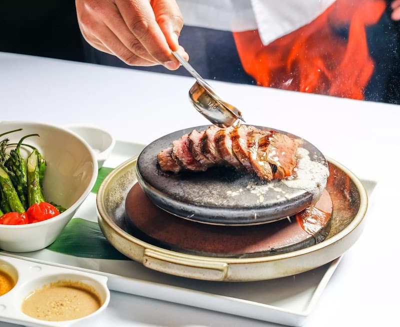 Nobu Los Angeles interior and dining atmosphere 2